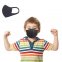 Children Face Mask NANO black (97% polyester + 3%spandex)
