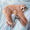 Подушка-ленивец - плюшевая подушка для тела очень большая XXL 90см