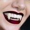 Вампирски зъби -  фалшиви прибиращи се зъби - ЛУКСОЗНИ зъби на плашило 2 бр.