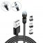 Cable de carga magnético Cable USB giratorio universal (Micro/USB C/iPhone)