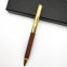 Usnjeno pero - Luksuzno zlato pero z ekskluzivnim dizajnom z usnjeno površino