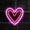 LED svítící NEON logo Heart (Srdiečko)