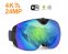 Skibrille mit Ultra HD Kamera mit UV400 Filter + WiFi Verbindung