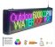 Papan tanda LED WiFi luar ruangan tahan air 7 warna RGB - 103cm x 23cm
