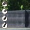 Riempitivi per recinzioni in PVC - doghe in plastica verticali per recinzioni 3D e pannelli larghezza 49mm - Grigio Antracite