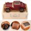 Retro car - vintage wooden radio with Bluetooth + FM/AM radio/AUX/USB disk/Micro SD