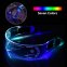 LED ballīšu brilles (caurspīdīgas) CYBERPUNK - maināma krāsa