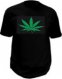 Camiseta led - Cannabis