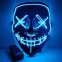 Purge mask - LED biru tua
