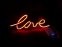Sinalização luminosa para sala - logotipo LOVE Led
