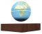 Vznášajúci sa svietiaci glóbus veľký až 8" + podstavec imitácia dreva