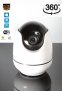 Säkerhet WiFi FULL HD-kamera med natt-IR-LED + 360 ° rotationsvinkel och intelligent spårning