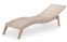 Rattan garden sun lounger - Luxury artificial rattan lounger (positionable)