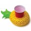 Cup or drink holder - inflatable and floating - Pineapple