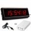 Horloge à rebours LED pour les sports tels que la remise en forme, la natation, l'athlétisme - 29cm de large