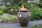 Plynové ohnisko do záhrady či na terasu - antická nádoba či sud (liaty betón)