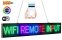 Pizarra publicitaria LED RGB a color con WiFi - panel 82 cm x 9,6 cm