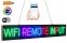 Reklamefarve RGB LED-kort med WiFi - panel 82 cm x 9,6 cm