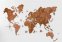 Насценны жывапіс карты свету - каляровы дуб 200 см х 120 см