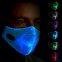 Maschera facciale Rave DNB - LED multicolore