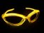 LED Okulary - Żółta