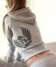 Sweat-shirt femmes gladiateur - Gris