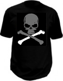 Elektroluminescerende shirts - Piraten