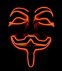 Anonimna maska ​​- narančasta