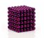 Magnetické kuličky - 5 mm fialové