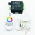 „Wi-Fi“ nuotolinio valdymo pultas SOUND SENSITIVE + RGB spalvos silikoninei LED RGB juostai