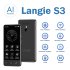 Traductor de bolsillo SMART AI con voz y fotos en línea y fuera de línea (traducción a 138 idiomas) - Langie S3