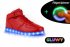Led light shoes - Red Sneakers
