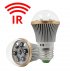 Visione notturna IR aggiuntiva aggiuntiva in una lampadina con 6 LED IR - portata fino a 8 metri