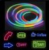 Farge RGB lysende silikon reklame neon stripe 5M vanntett med IP68