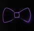 Lighting men's bow tie - purple