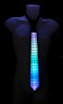 Neonová zvukově senzitivní kravata - Ekvalizér