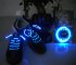أربطة الحذاء LED - أزرق
