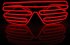 LED grille glasses - Red