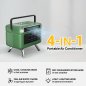 Mini bärbar luftkonditionering - 4in1 (luftkonditionering/fläkt/avfuktare/lampa) buller endast 50 dB + fjärrkontroll