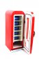Retro-jääkaappi myyntiautomaatin tyyliin, kapasiteetti 18 litraa / 10 tölkkiä