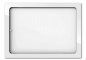 Docking station ipad wall mounted for iPad charging 10,2 - 10,5" (White)