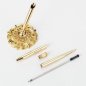 Metal pen - with elegant stylish holder for the office desk set