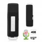 Spy voice recorder - in USB key with 4GB memory