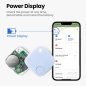 Llavero localizador de llaves - Mini llavero localizador GPS Bluetooth inteligente para smartphone iOS (Apple Find My)