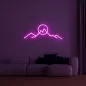 Světelný LED neon nápis na zeď 3D tvar - HORY 75 cm