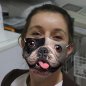 BULDOG - 3D protective face mask with animal print