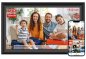 Digital photo frame electronic with WiFi 15,6" - black picture frame (photo + video) - 64GB memory