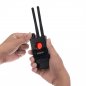 Skjult spionkamera og bugdetektor til GSM, GPS, RF og spion enheder