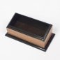 Desk mat Luxury Set 8 pcs para sa desk ng opisina - (Walnut + brown leather)