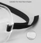 Safety googles - protective and transparent